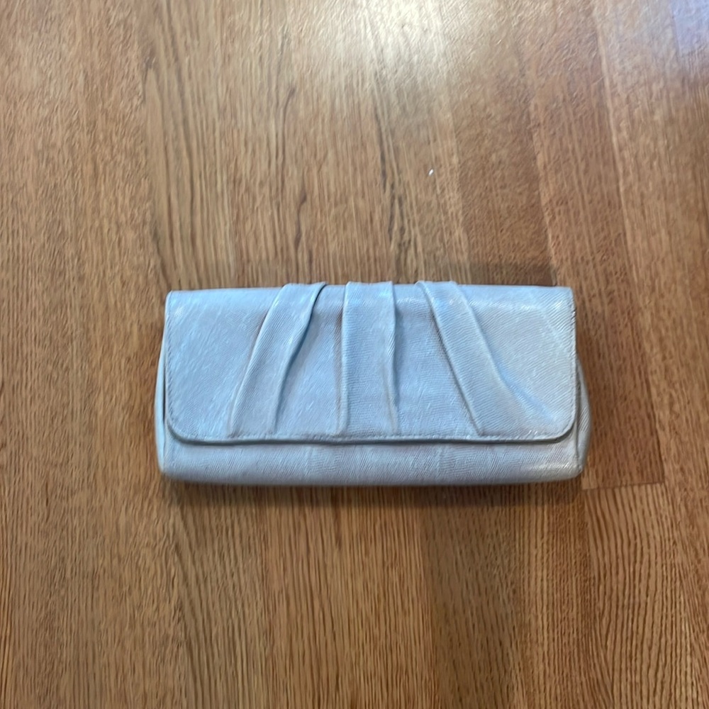 Lauren Merkin grey/taupe clutch